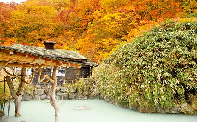 乳頭温泉郷 鶴の湯　露天風呂