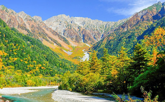 上高地の紅葉