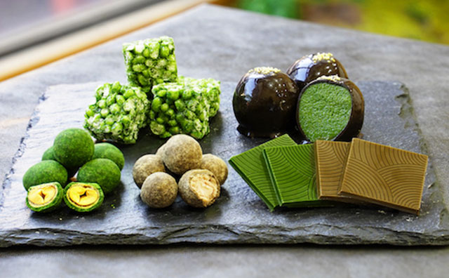 お濃茶スイーツ専門店　雷一茶　一番茶を使用したこだわりのスイーツ