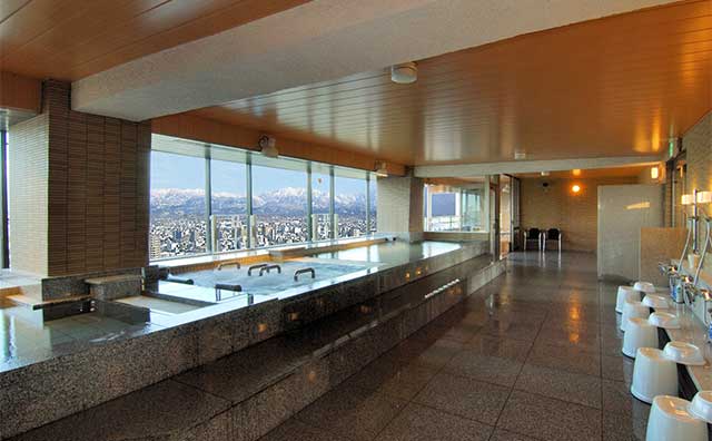富山マンテンホテル　大浴場（男湯）
