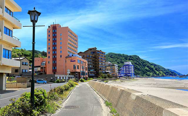湯野浜温泉街