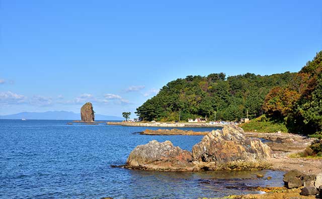 浅虫温泉　海岸風景