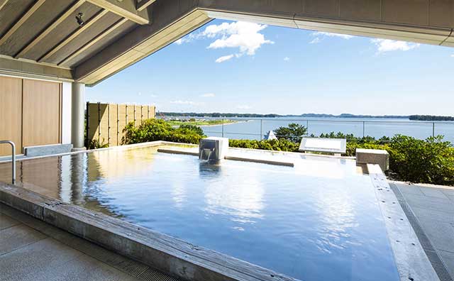 松島温泉 松島一の坊　露天風呂
