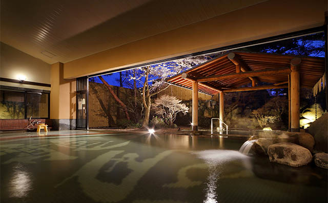 湯坊いちらく　TENDO　SPA＆BREWERY　大浴場の一例